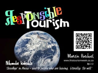 Responsible Tourism for Travellers M Hatchuel 2012