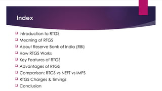 Comprehensive Overview of RTGS: India's High-Value Real-Time Payment ...