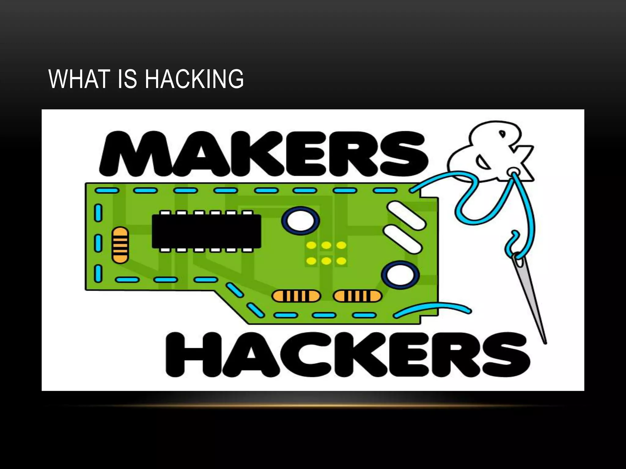 WHAT IS HACKING
 