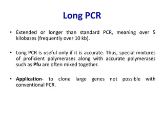 In Situ PCR<br />In Situ PCR (ISH) is a polymerase chain reaction that actually takes place inside the cell on a slide. In...