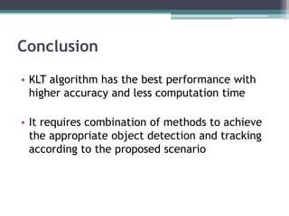 Real Time Object Tracking | PPTX