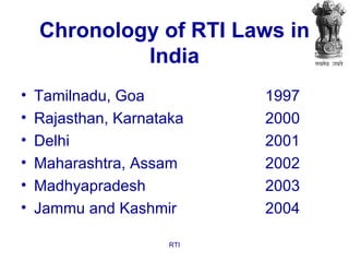 Rti Goa Rti Act | PPS