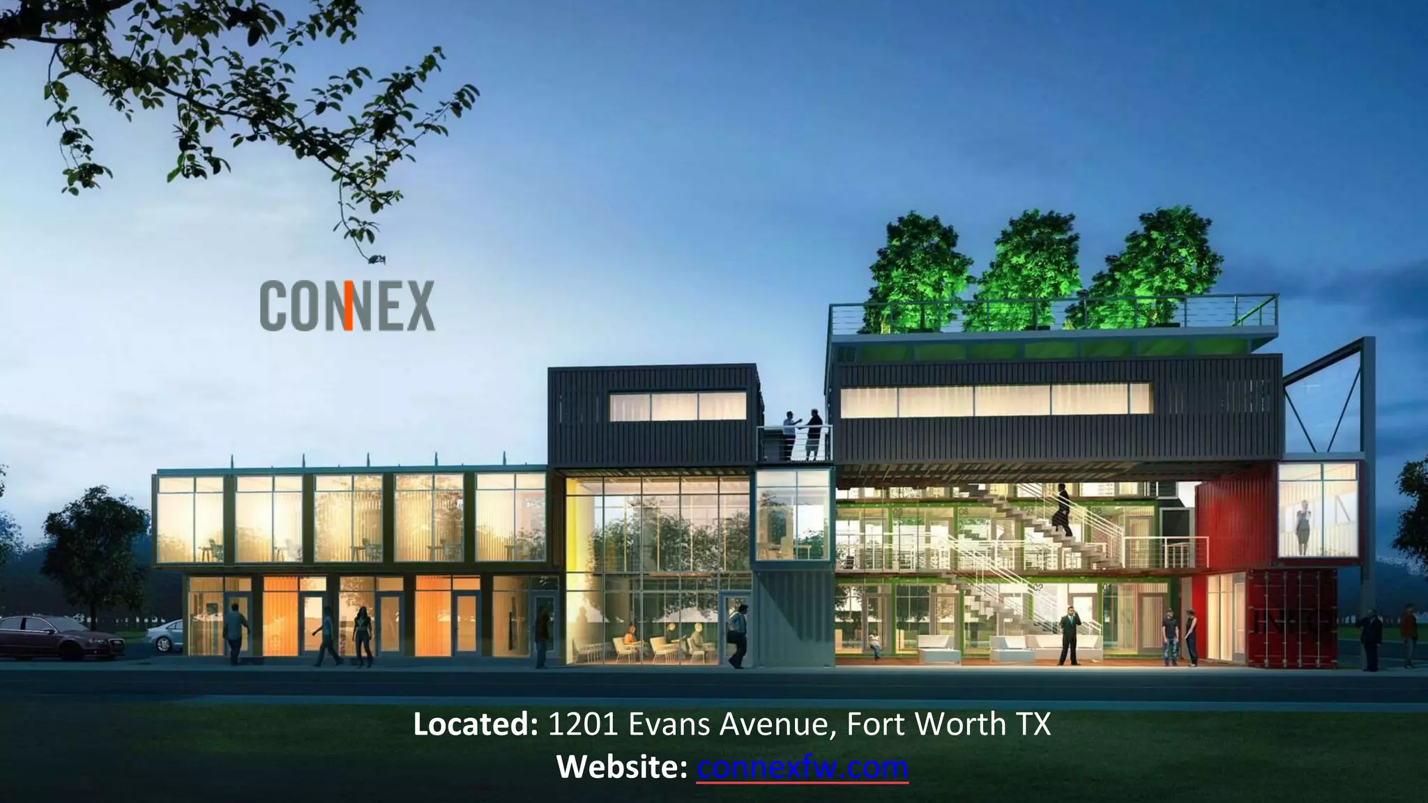 Connex
Located: 1201 Evans Avenue, Fort Worth TX
Website: connexfw.com