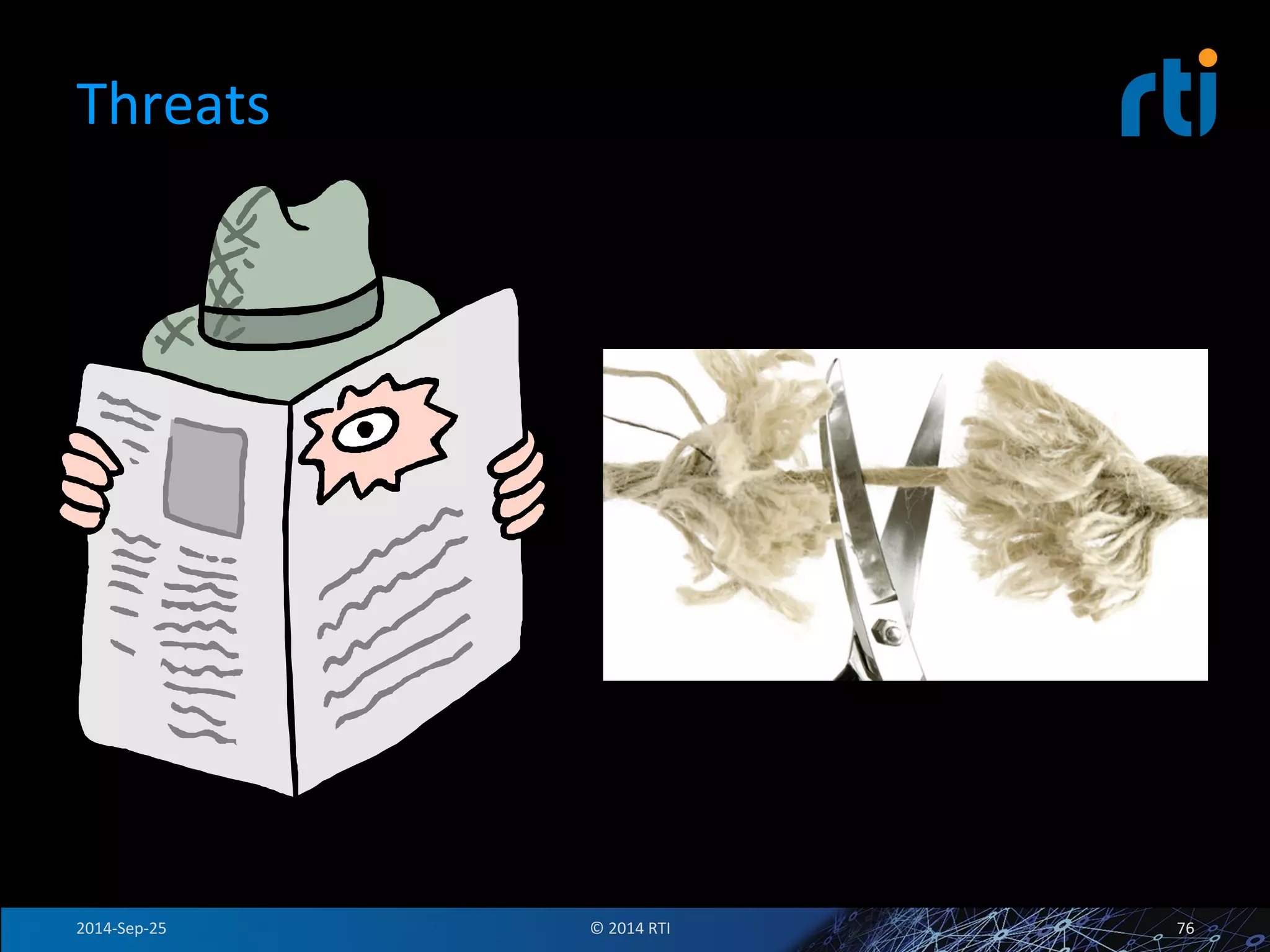 Threats 
2014-­‐Sep-­‐25 
© 
2014 
RTI 
76 
 