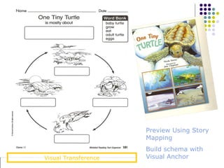 Preview Using Story Mapping Build schema with Visual Anchor Visual Transference 