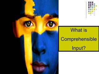 What is Comprehensible Input? 