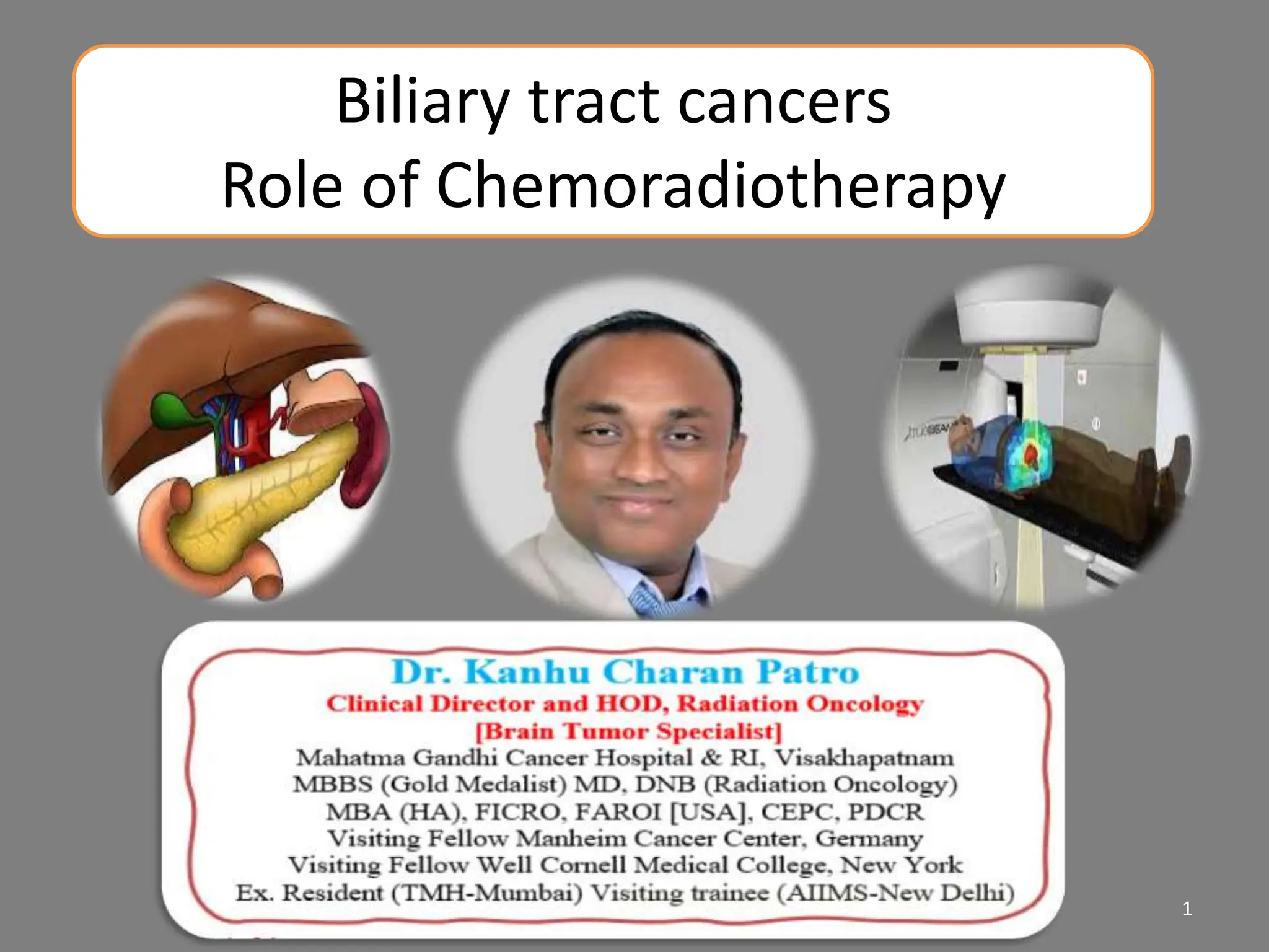 RADIATION THERAPY IN BILIARY TRACT CANCER | PPTX