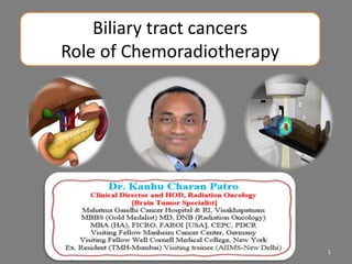 1
Biliary tract cancers
Role of Chemoradiotherapy
 