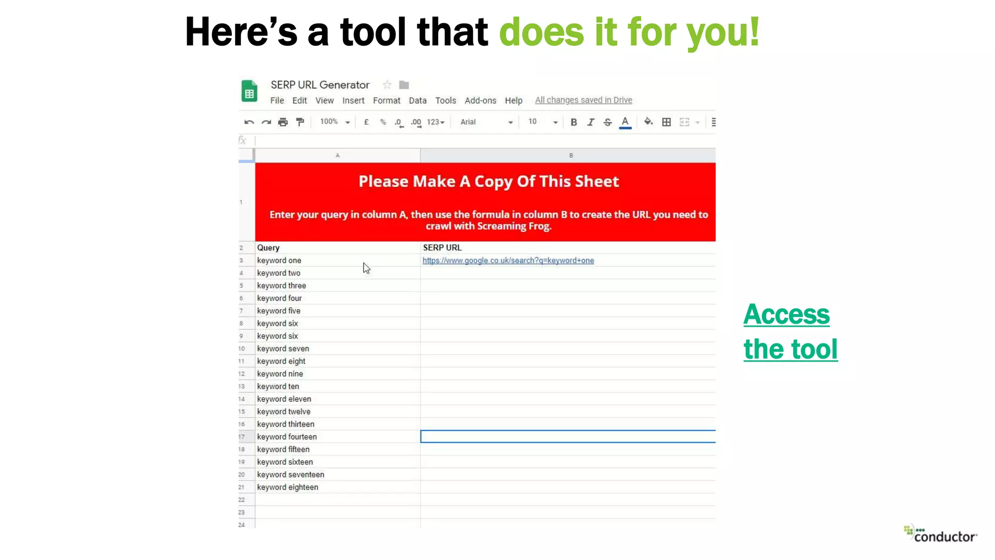 Here’s a tool that does it for you!
Access
the tool
 