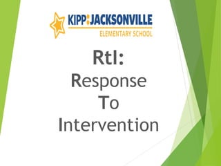 RtI:
Response
To
Intervention
 