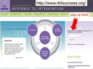 http://www.rti4success.org/

                  sign up here!
 
