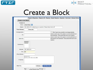 Create a Block
 