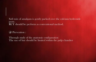 Endodontic mishaps during RCT | PDF