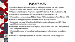 Rtl Program Tbc Program TBC 2023: Monitoring, Case Detection, and Follow-up Plans | PPTX