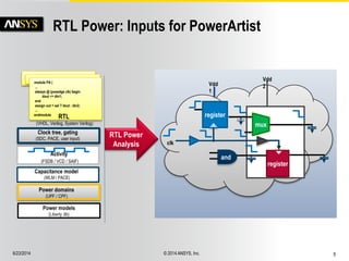 Methods for Achieving RTL to Gate Power Consistency | PDF