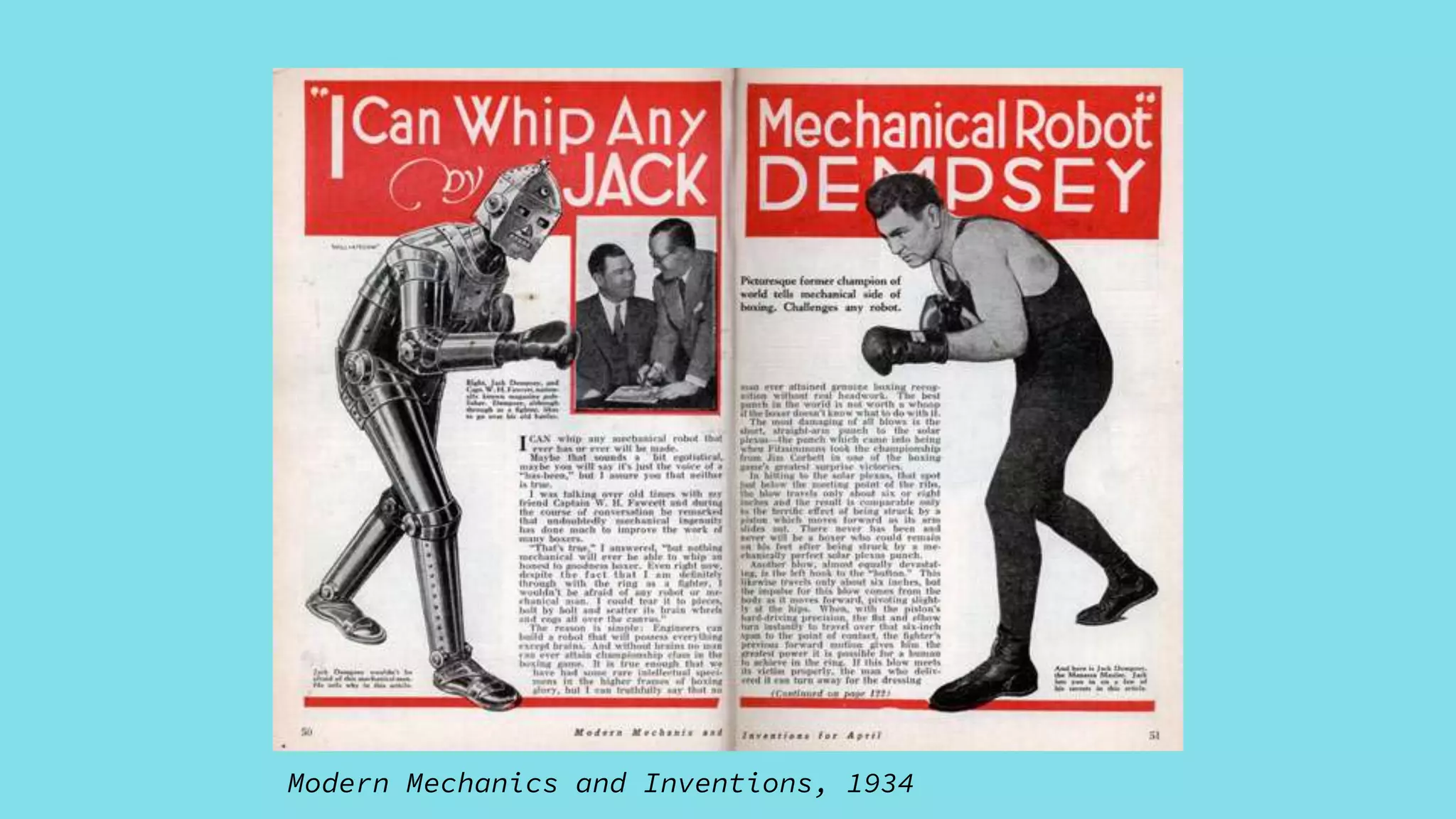 Modern Mechanics and Inventions, 1934
 