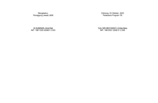 Rtl Program Tbc RTL PROG TB.docx ( rencana tindak lanjut proram TBC ) | DOCX