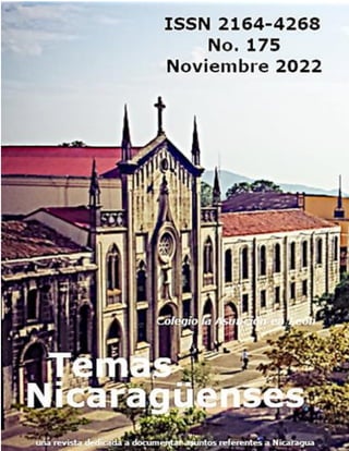 revista de temas nicaragüenses
| noviembre 2022 | edición 175 editor@temasnicas.net |
 
