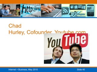 Chad Hurley, Cofounder, Youtube.com