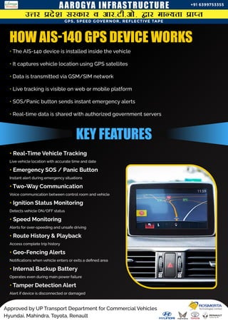 RTO Approved GPS AIS-140 Device | Government Certified Vehicle Tracking ...