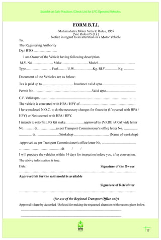Rto Format Model Rto booklet (1) | PDF