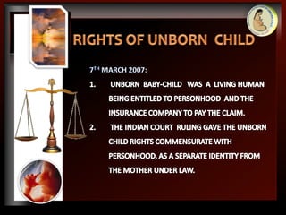 Unborn has rights