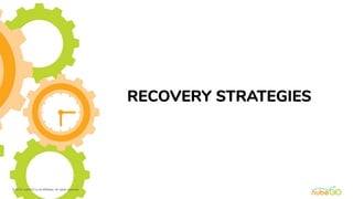 RECOVERY STRATEGIES
21
© 2019, nubeGO or its Affiliates. All rights reserved.
 