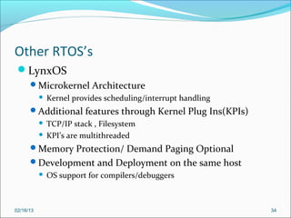 Rtos | PPT