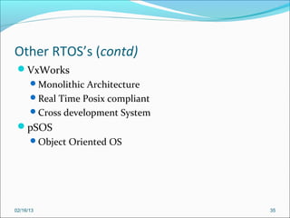 Rtos | PPT