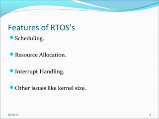 Rtos | PPT