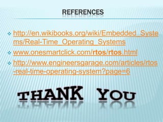 Rtos | PPTX