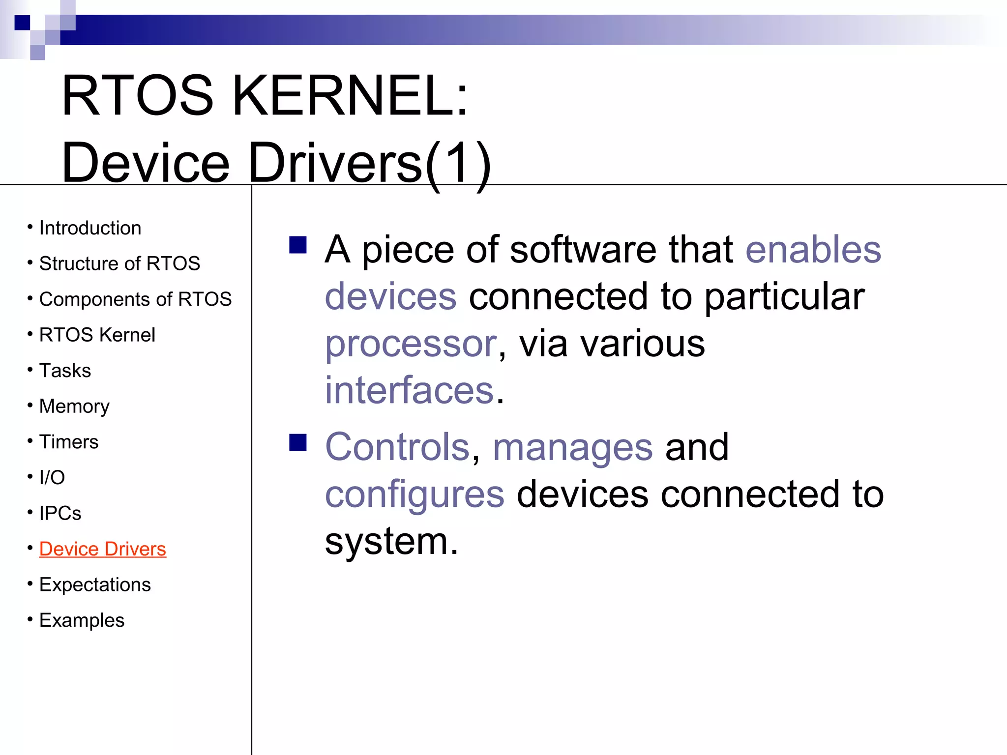 Real Time Operating Systems | PPT | Operating Systems | Computer ...