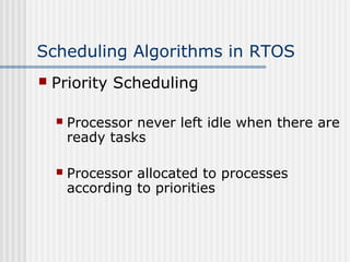 Real Time Operating System | PPT