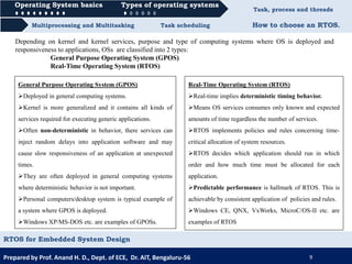RTOS for Embedded System Design | PDF