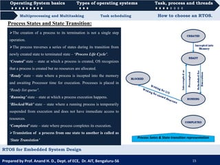 RTOS for Embedded System Design | PDF