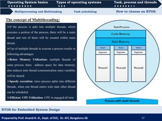 RTOS for Embedded System Design | PDF