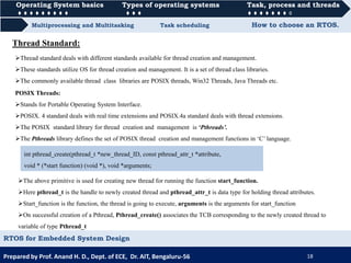 RTOS for Embedded System Design | PDF