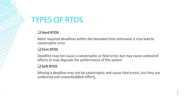 RTOS- Real Time Operating Systems | PPTX