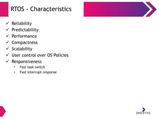 RTOS - Real Time Operating Systems | PPT