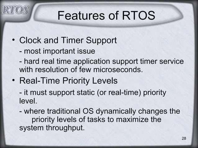 Real-Time Operating Systems | PPT