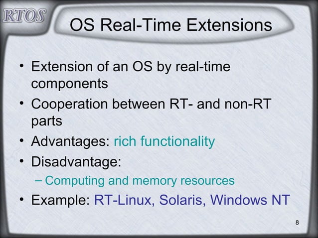 Real-Time Operating Systems | PPT