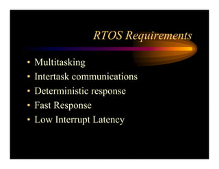 Real Time Operating System Concepts