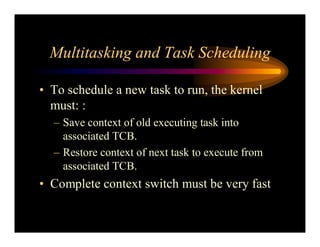 Real Time Operating System Concepts