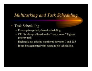 Real Time Operating System Concepts