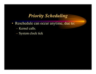 Real Time Operating System Concepts