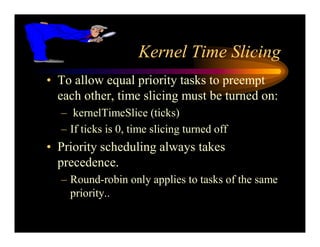 Real Time Operating System Concepts