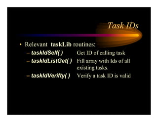 Real Time Operating System Concepts