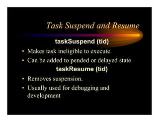 Real Time Operating System Concepts