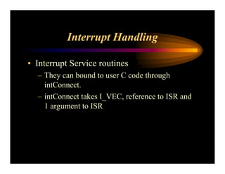 Real Time Operating System Concepts