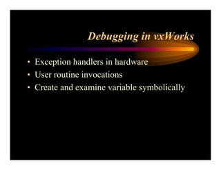 Real Time Operating System Concepts